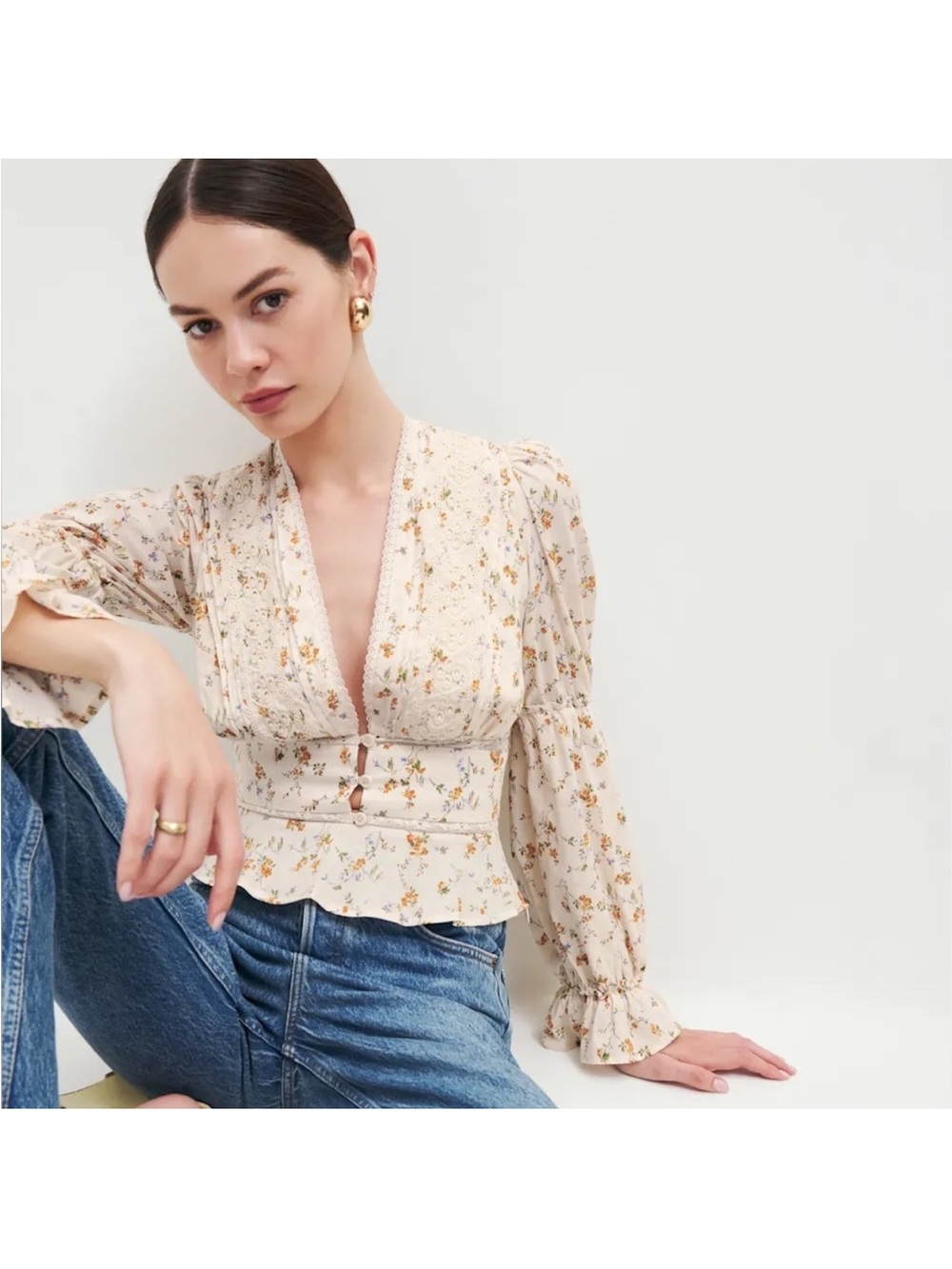 Reformation Meadowlark Top - Size 4
